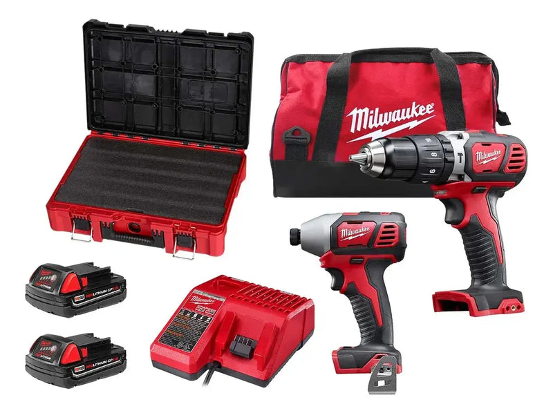 MILWAUKEE KIT ROTOMARTILLO Y ATORNILLADOR DE IMPACTO CON CAJA
