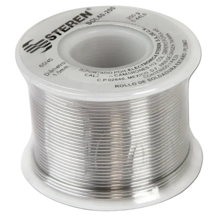 Steren Rollo De 200Gr De Soldadura 60/40 De 1Mm SKU: SOL60-200