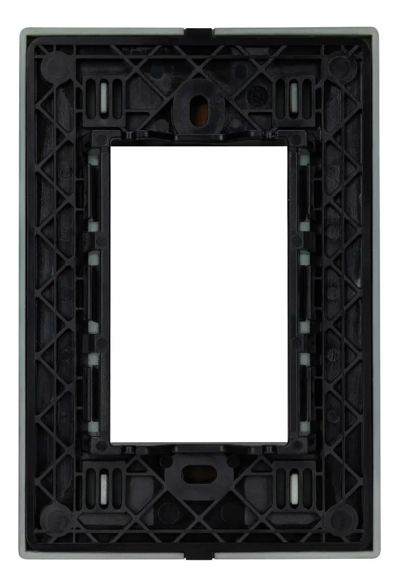 ESTEVEZ PLACA 3 VENTANAS ALUMINIO BRONCE CEPILLADO SQUARE