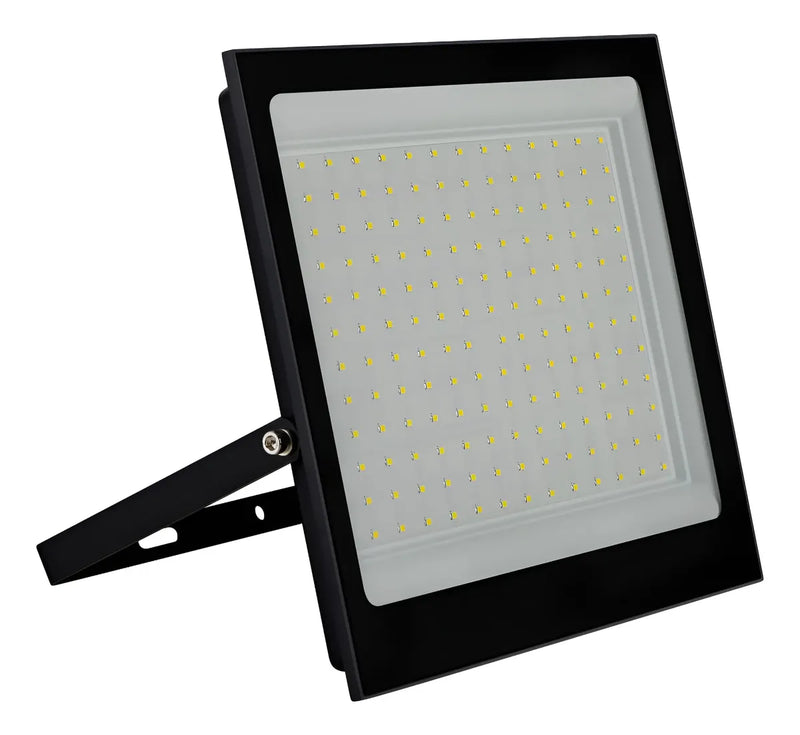 ESTEVEZ FLOOD PROYECTOR 200W LED LUZ FRIA   REFLECTOR NEGRO