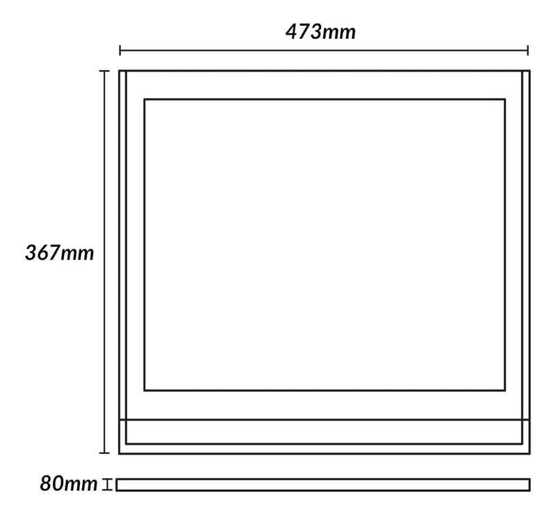 ESTEVEZ FLOOD PROYECTOR 300W LED LUZ FRIA   REFLECTOR NEGRO