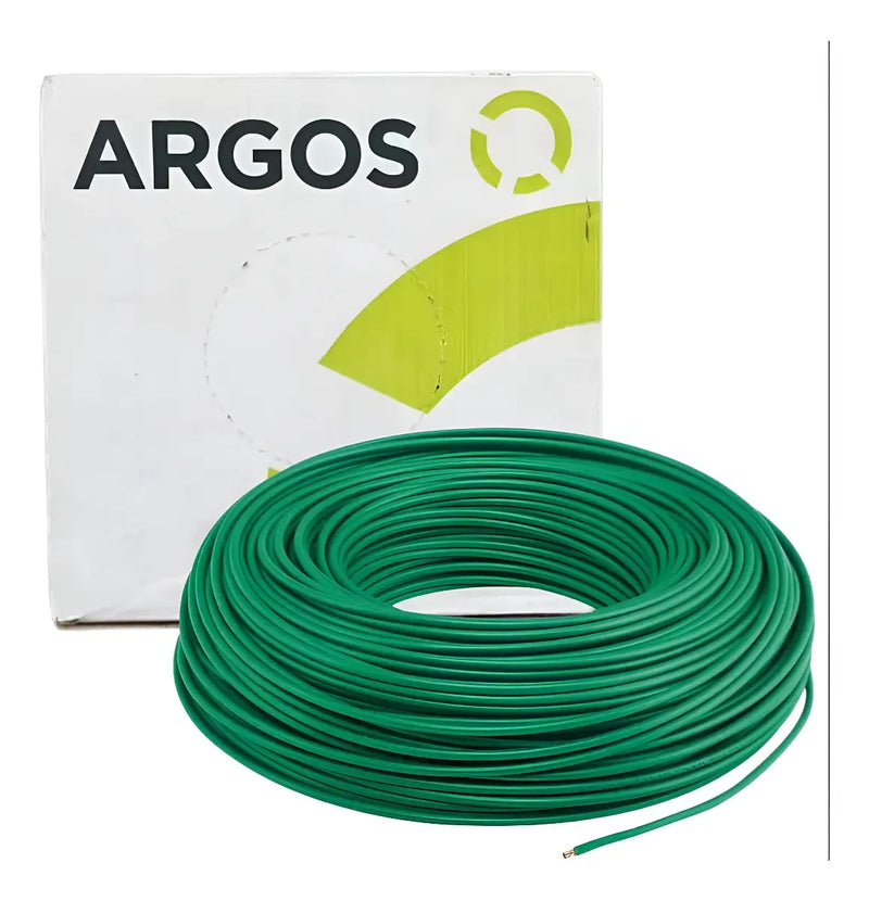 ARGOS CABLE THW 12 AWG VERDE ROLLO