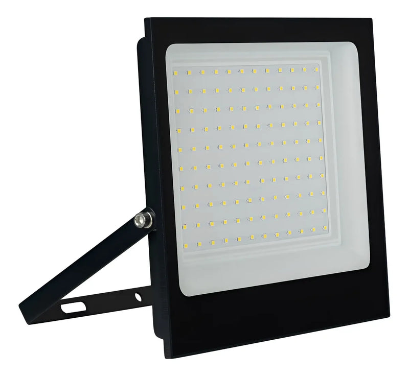 ESTEVEZ FLOOD PROYECTOR 200W LED LUZ FRIA   REFLECTOR NEGRO