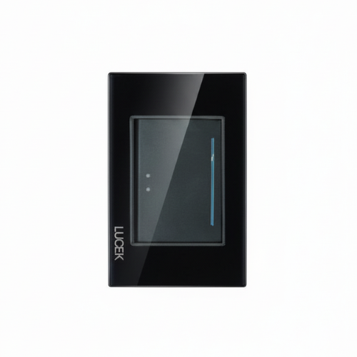 LUCEK CRIS PLACA 1MOD ESPEJO NEGRO