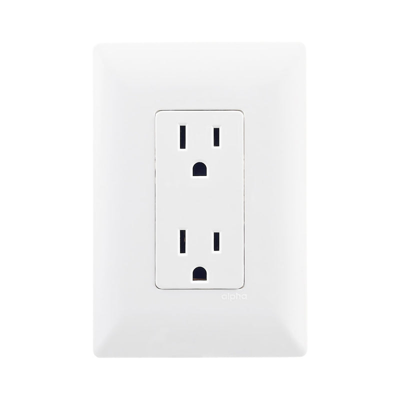 ESTEVEZ CONTACTO DUPLEX ECONOMICO 2P+T C/ PLACA BLACK