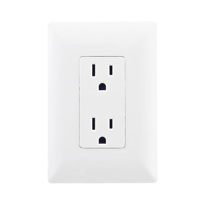 ESTEVEZ CONTACTO DUPLEX ECONOMICO 2P+T C/ PLACA BLACK