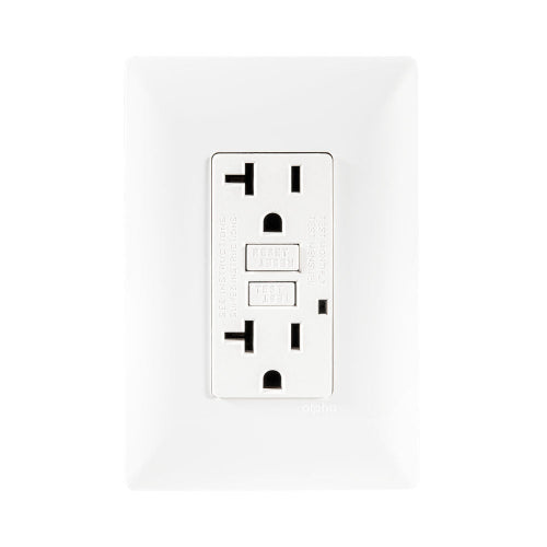 ALPHA CONTACTO DUPLEX FALLA A TIERRA C/PLACA