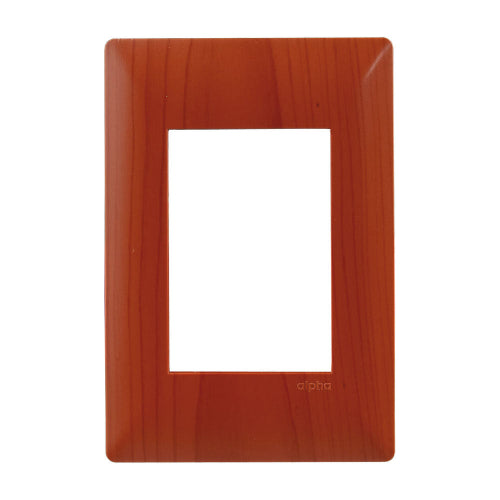 ALPHA PLACA MADERA CEREZO 3 VENTANAS