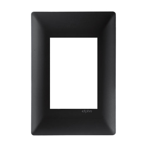 ALPHA PLACA NEGRA 3 VENTANAS