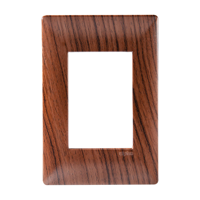 Alpha Placa Madera Roble 3 Ventanas SKU: E913RBL