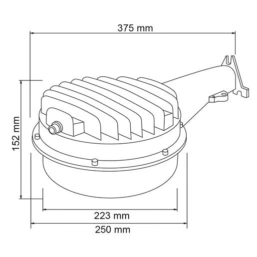 TECNOLITE EXTERIOR MUROS LED 50W100-240V6500K ESTOCOLMO I ES-LED/501/G