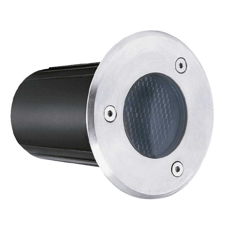 MEGAMEX EMPOTRADO SUMERGIBLE ACERO INOXIDABLE IP68 ANTIDESLUMBANTE Y MR16 5W 3000K