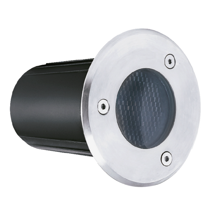 MEGAMEX EMPOTRADO SUMERGIBLE ACERO INOXIDABLE IP68 ANTIDESLUMBANTE Y MR16 5W 3000K