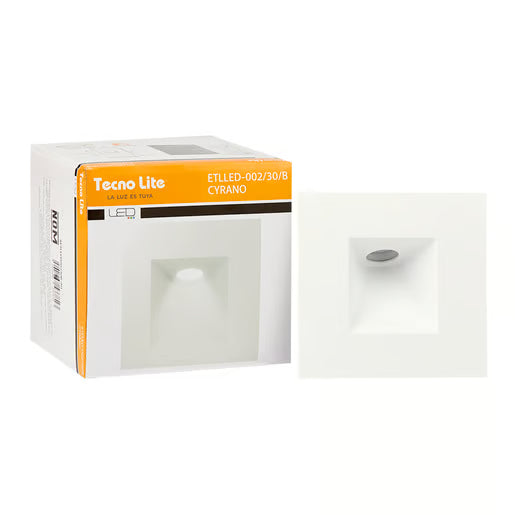 TECNOLITE INTERIOR LUZ DE CORTESIA 3W100-240V3000K CYRANO ETLLED-002/30/B