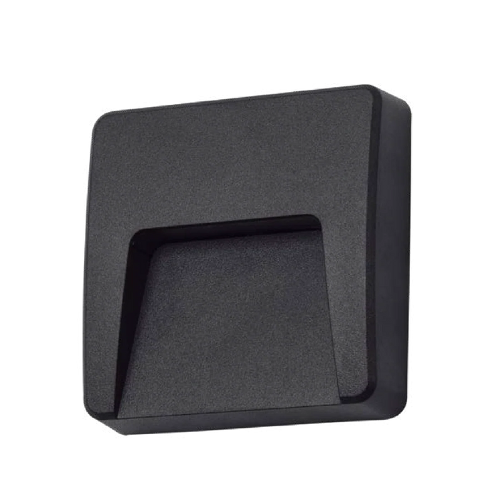 ESTEVEZ GROVE IP65 12CM 3W LED LUZ NEUTRA CORTESIA NEGRO