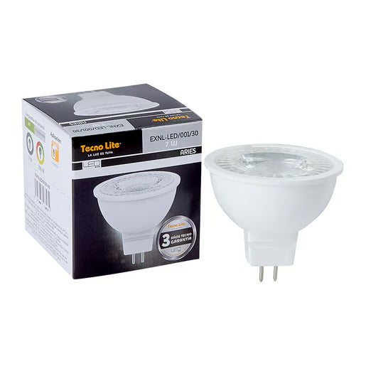 TECNOLITE FOCO MR16 LED 7W 12V 3000K 530LM OCTANUS