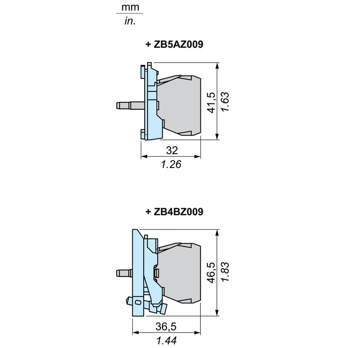 TELEMEC ELEMENTO LED AMARILLO 220VCA P/FRONTAL