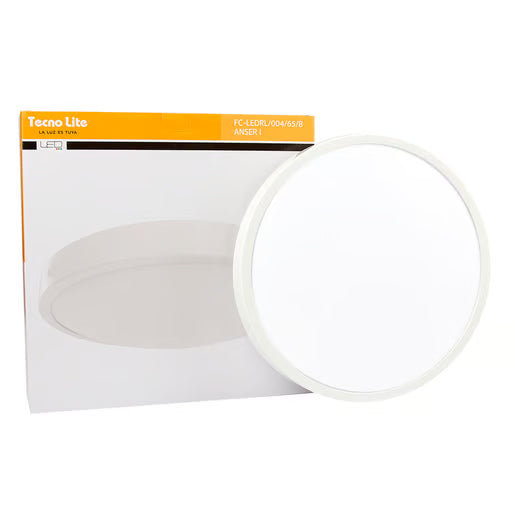 TECNOLITE INTERIOR PLAFONES LED 16W100-240V6500K ANSER I FC-LEDRL/004/65/B