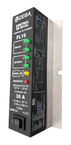 CEISA FLOTADOR ELECT 30A 1.5HP/127V 2HP/220V C/LUZ