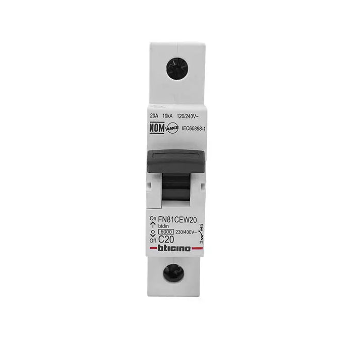 BTI INTERRUPTOR TERMOMAGNETICO 1x20A 120/240-400 V