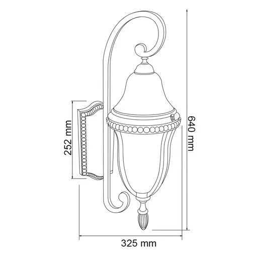 Tecnolite Farol Rocca Bronce Antiguo SKU: FTL-3000BA
