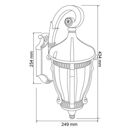 TECNOLITE FAROL SEGOVIA BRONCE ANTIGUO
