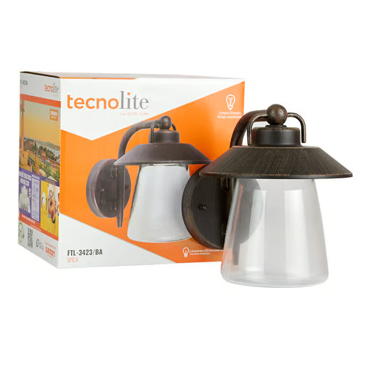 TECNOLITE EXTERIOR MURO S/L100-240VE27 SPICA FTL-3423/BA