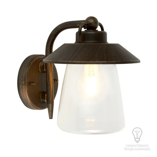 TECNOLITE EXTERIOR MURO S/L100-240VE27 SPICA FTL-3423/BA