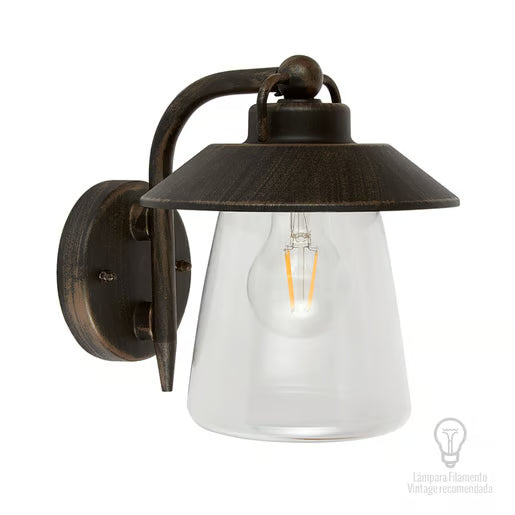 TECNOLITE EXTERIOR MURO S/L100-240VE27 SPICA FTL-3423/BA