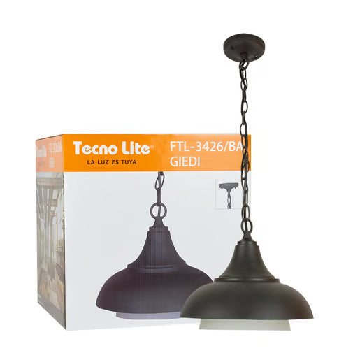 TECNOLITE EXTERIOR SUSPENDIDOS S/L100-240VE27 GIEDI FTL-3426/BA