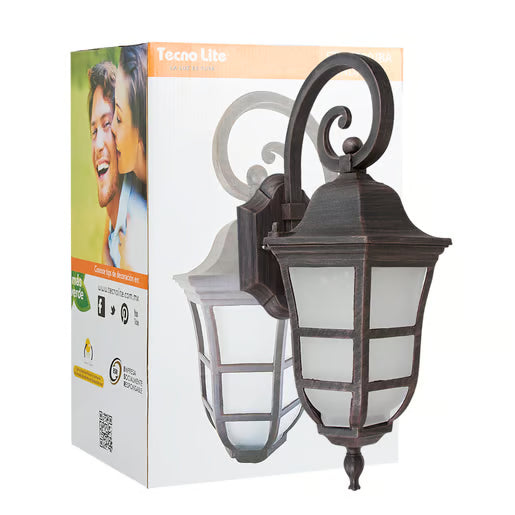 TECNOLITE EXTERIOR MURO S/L100-240VE27 RONDA FTL-3800/BA