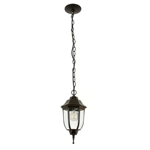 TECNOLITE FAROL SUSPENDIDO SANTIAGO NEGRO