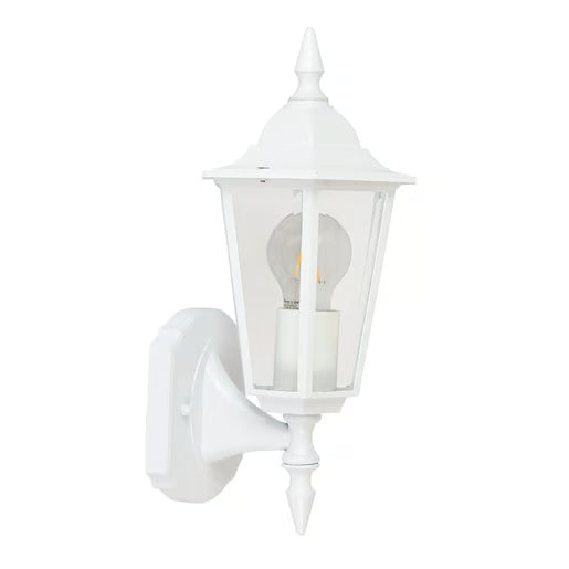 TECNOLITE FAROL PARED CRISTAL BISELADO P/E26 BLANCO