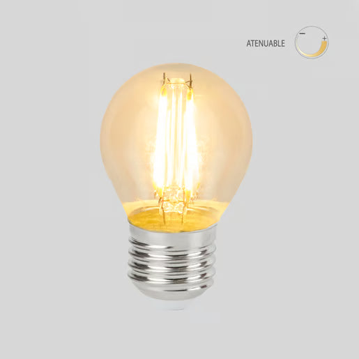 TECNOLITE LAMPARA G45 LED FIL DIM 4.5 E27 2700K RADON G45D-LEDF/001/27