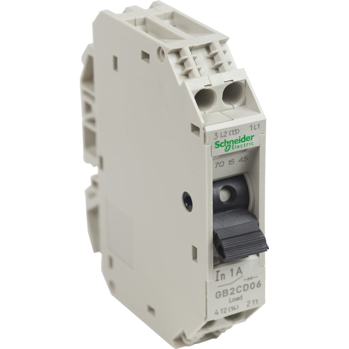 TELEMEC INT TERMOMAG P/RIEL 1P+N 1A C 230VAC 48VDC
