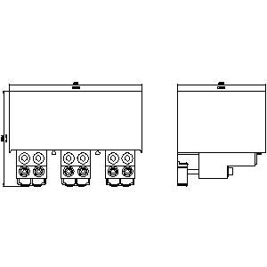 SIEMENS ZAPATA P/INTERRUPTOR 3VA57/67 JGO 3PZAS
