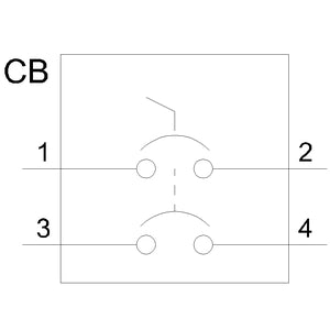 Automático magnetotérmico 400V 15kA 2 polos C 13A T=70 mm