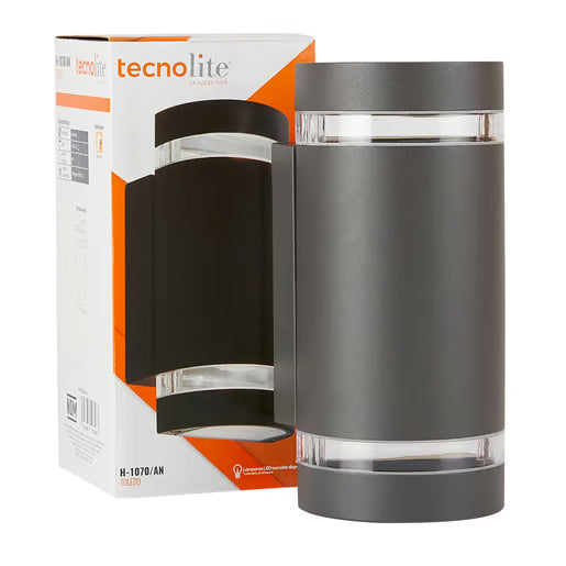 TECNOLITE EXTERIOR MURO S/L100-240VGU10X2 TOLEDO H-1070/AN