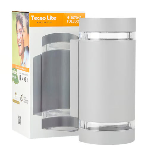 TECNOLITE EXTERIOR MURO S/L100-240VGU10X2 TOLEDO H-1070/S
