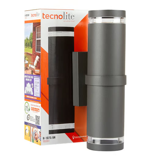 TECNOLITE EXTERIOR MURO S/L100-240VE27X2 TOLEDO I H-1075/AN