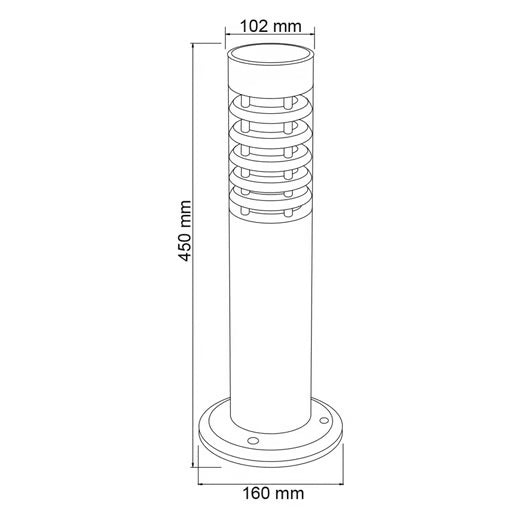 TECNOLITE EXTERIOR MINI POSTES S/L100-240VE27 ANKARA H-414/S