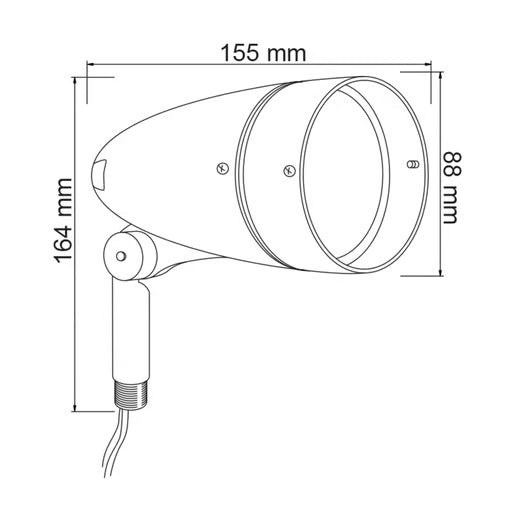 TECNOLITE EXTERIOR REFLECTORES S/L100-240VE27 BACO H-780/CF