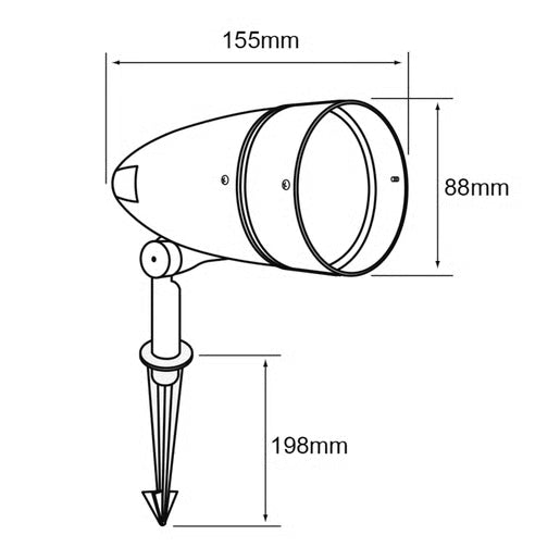 TECNOLITE EXTERIOR REFLECTORES S/L100-240VE27 BACO H-780/CF