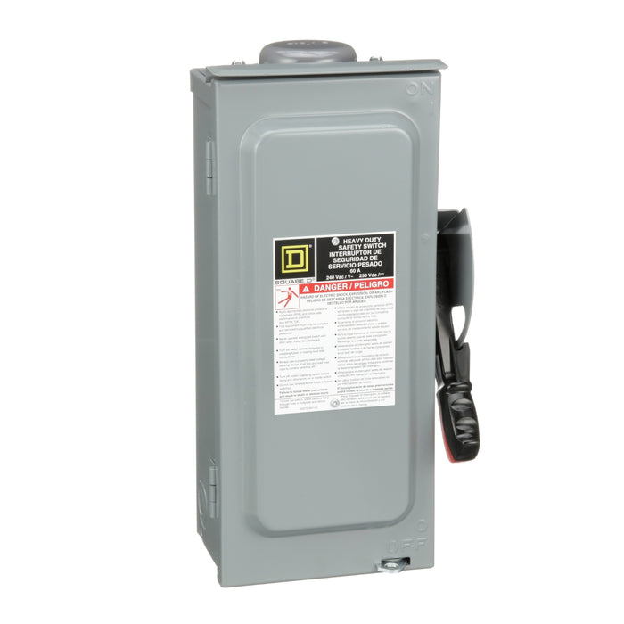 SQUARE D INT SEG S/PESADO 240VAC 3X60 AMP USO INTE