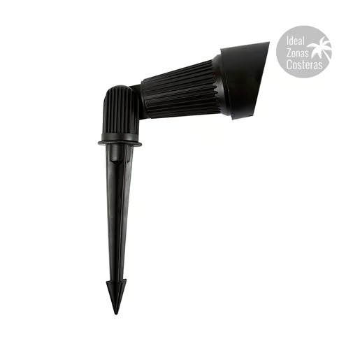 TECNOLITE REFLECTOR EXTERIOR ACENTO FIBRA DE VIDRIO NEGRO