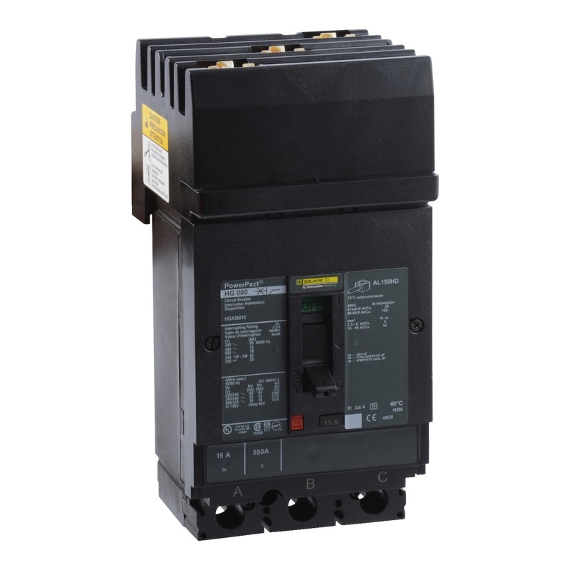 SQUARE D INT TERMOMAG I-LINE 3X15A 35KA 480VAC 250VDC