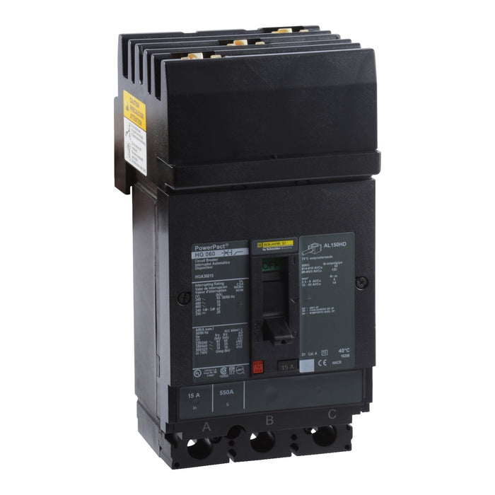 SQUARE D INT TERMOMAG I-LINE 3X15A 35KA 480VAC 250VDC