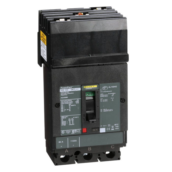 SQUARE D INT TERMOMAG I-LINE 3X80A 35KA 480VAC 250VDC