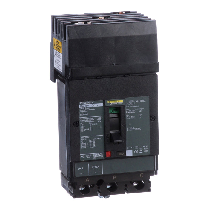 SQUARE D INT TERMOMAG I-LINE 3X90A 35KA 480VAC 250VDC