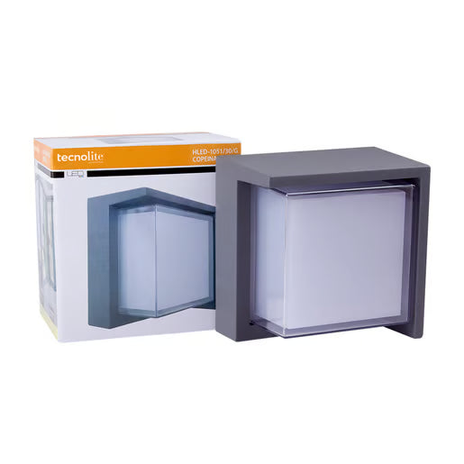 TECNOLITE EXTERIOR MUROS LED 15W100-240V3000K COPEINA HLED-1051/30/G